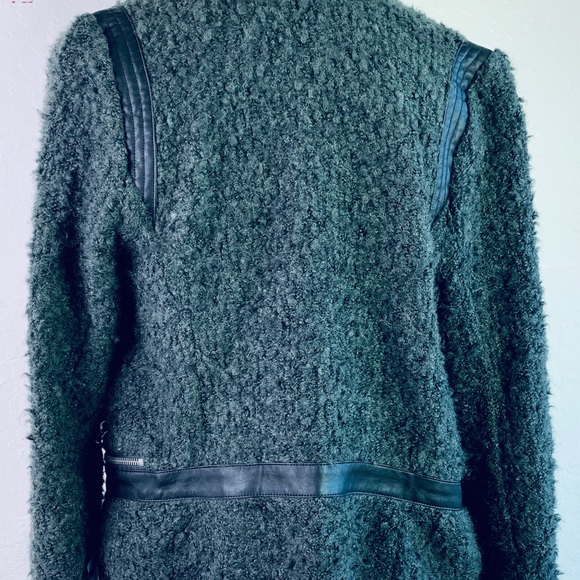 NWT Grey Hyfve Hyfve Hyfve Fleece Sweater Jacket - Picture 2 of 8